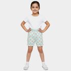 Girls' Light Green Regular Fit Basic Bloomers, हल्का हरा, small