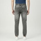 Men's Grey Slim Fit Classic Jeans, Light Grey, small
