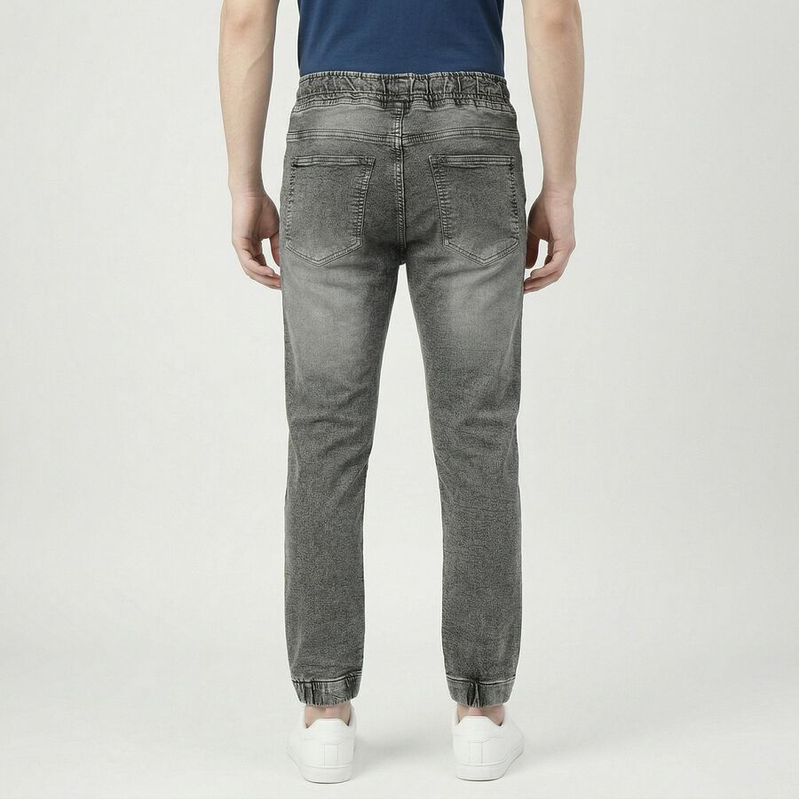 Men's Grey Slim Fit Classic Jeans, Light Grey, large