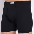 Men's 100% Cotton Trunks, काला, small image number null