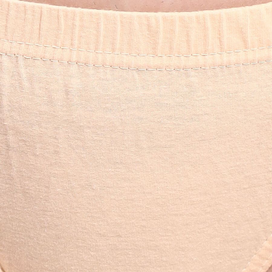Ladies' 100% Cotton Panty, पीच, large image number null