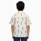 Boys' 100% Cotton Casual Shirt, Off White, small image number null