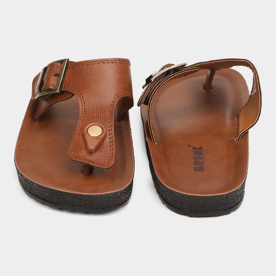 Mens Floater Sandals, Tan, large image number null