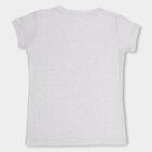 Girls' T-Shirt , Melange Light Grey, small image number null