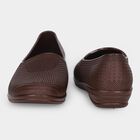 Women's Brown Slip-On Loafers, Brown, small