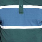Cut & Sew Polo Shirt, Dark Green, small image number null