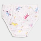 Girls' 100% Cotton Panty, White, small image number null