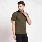 Solid Polo Shirt, Olive, small image number null