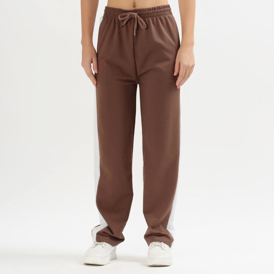 Ladies' Track Pants, Brown, large image number null