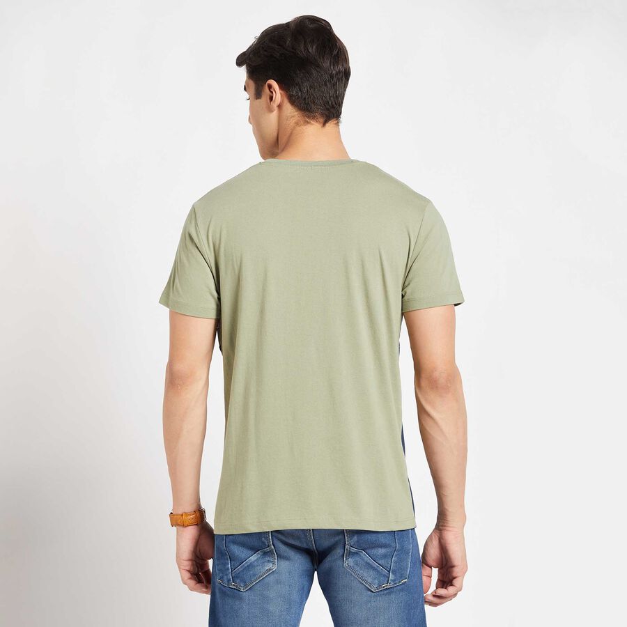 Round Neck T-Shirt, Light Green, large image number null