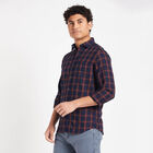 Cotton Checks Casual Shirt, Rust, small image number null