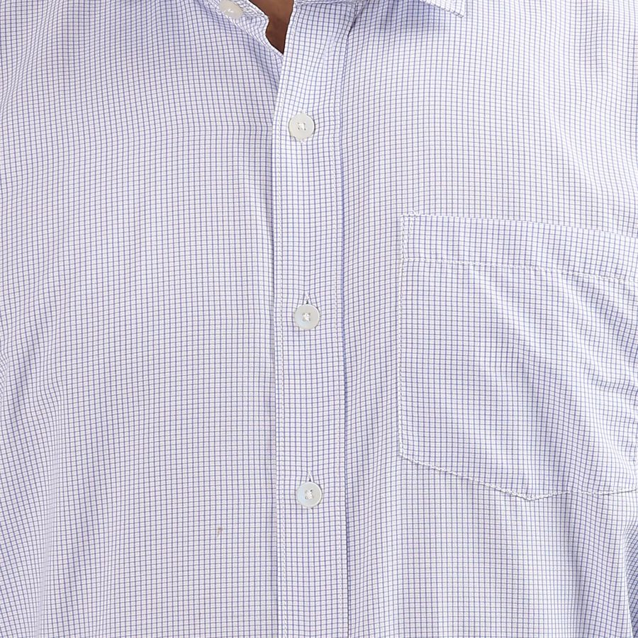 Men's Light Blue Slim Fit Formal Shirt, Light Blue, large image number null