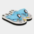 Kids Printed Slippers, White, small image number null