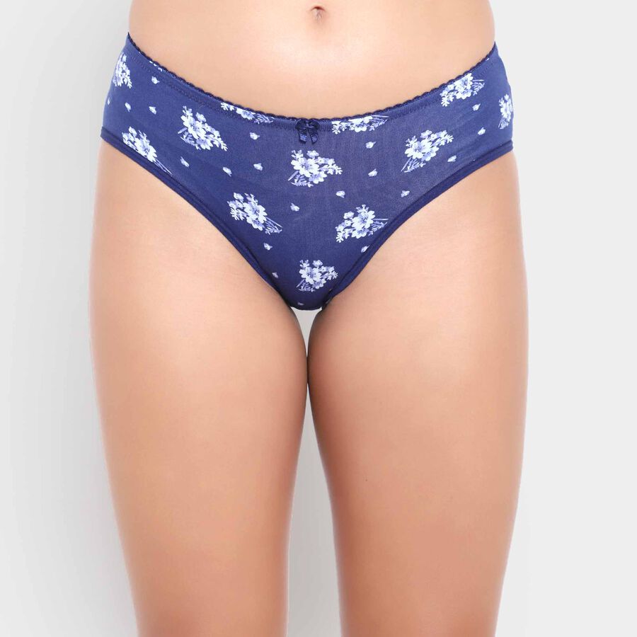 Printed Panty, Royal Blue, large image number null