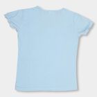 Girls' 100% Cotton T-Shirt, Light Blue, small image number null
