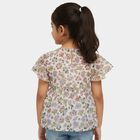 Girls' T-Shirt, गहरा पीला, small