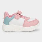 Girls Light Pink Velcro Casual Shoes, Pink, small image number null