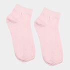 Girls Solid Basic Socks, Pink, small image number null