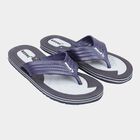 Men Printed Flip Flops, Navy Blue, small image number null