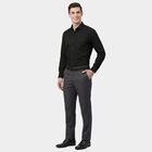 Men's Green Cotton Spread Collar Classic Formal Shirt, Dark Green, small