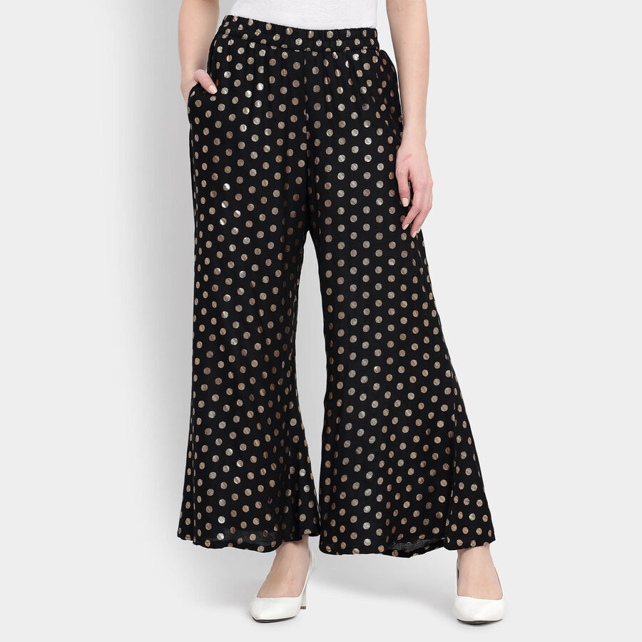 Printed Palazzo, Black, large image number null