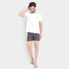 Cotton Inner Elastic Boxers, Light Grey, small image number null