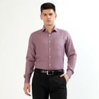Men's Muted Lavender Classic Formal Shirt, बैंगनी, small