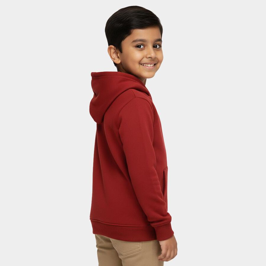 Boys' Sweatshirt, लाल, large image number null