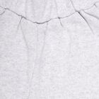 Infants Light Heather Grey Cartoon Printed Cotton Blend Pyjama, Melange Light Grey, small image number null