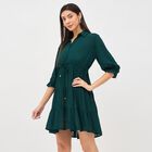 Ladies' Empire Dress, Dark Green, small image number null