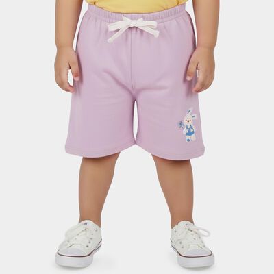 Infants Lilac Cotton Half Pant
