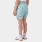 Girls' Light Blue Bubble Fit Printed Bloomer, हल्का नीला, small