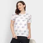 Ladies' Round Neck T-Shirt, गुलाबी, small image number null