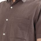 Men's Muted Brown Cotton Classic Casual Shirt, Brown, small image number null