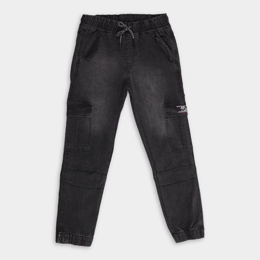 Boy's Jeans , Black, large image number null