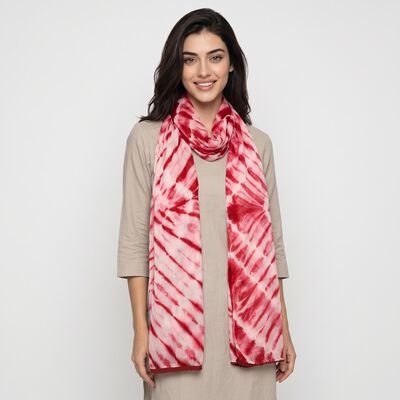 Women's Fuchsia Printed Dupatta