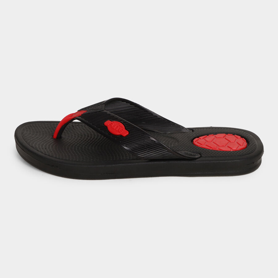 Men's Slippers, काला, large image number null