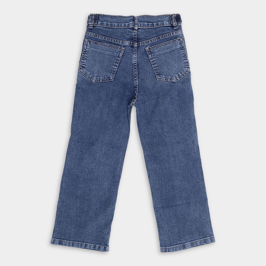 Girls' Jeans, Mid Blue, large image number null