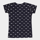 Boys All Over Print T-Shirt, Navy Blue, small image number null