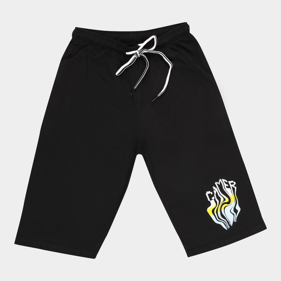 Boys Solid Jamaican, Black, large image number null