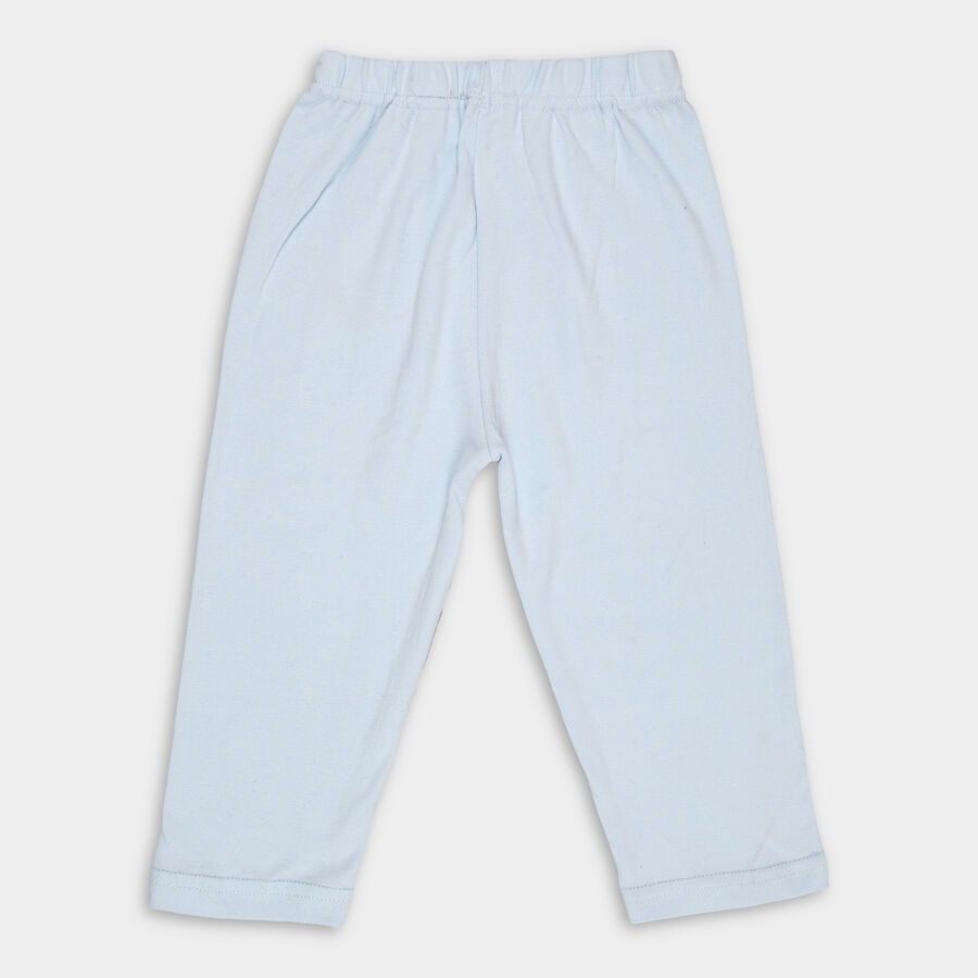 Kids' Cotton Pyjama, हल्का नीला, large image number null