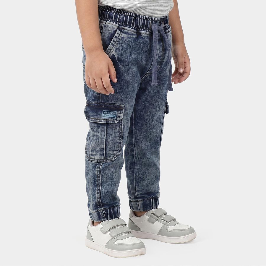Boys' Jeans, गहरा नीला, large