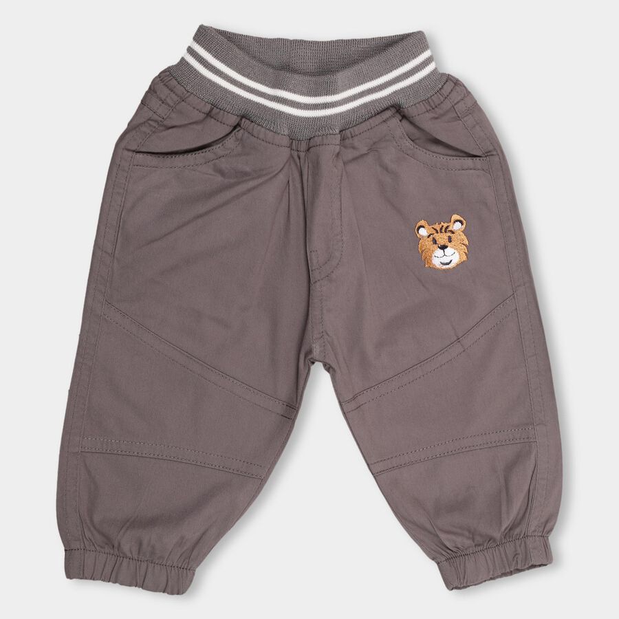 Infants' 100% Cotton Cotton Trousers , Dark Grey, large image number null