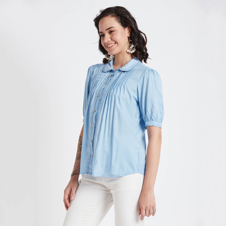 Solid Shirt, Light Blue, large image number null