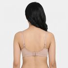 Women's Brown V Neck T-Shirt Bra, Brown, small