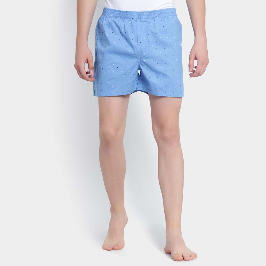 Cotton Boxers, Dark Blue, large image number null