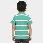 Boys Green Polo Neck Casual T-Shirt, हल्का हरा, small