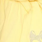 Girl's 100% Cotton Pyjama, Yellow, small image number null