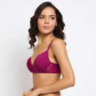 Ladies' Bra, वाइन, small