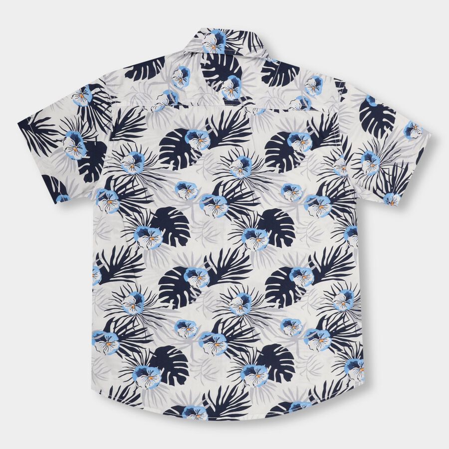 Boys' 100% Cotton Casual Shirt , White, large image number null